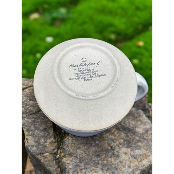 Hearth and Hand W/ Magnolia Stoneware "Rise & Shine" Coffee Mug Tea Cup 14 oz - Picture 5 of 8